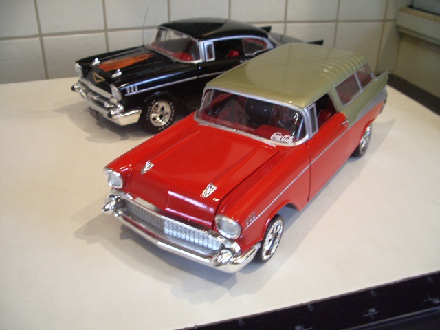 chevrolet bel air hardtop 1957 de chez amt au 1/16  390584IMGP8836