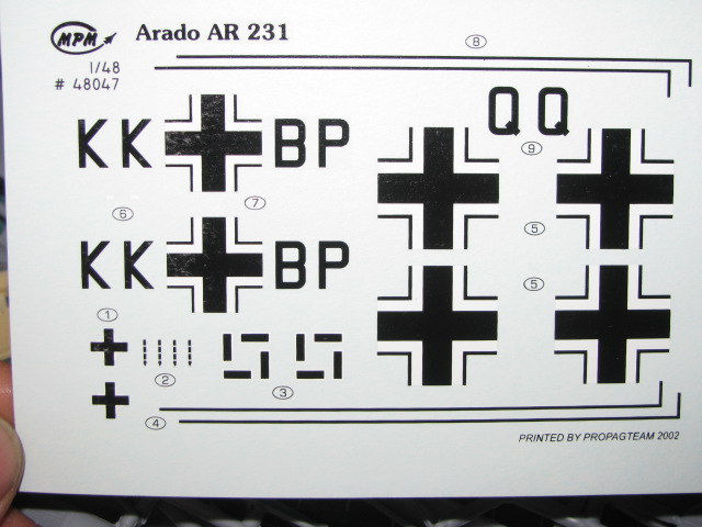 Arado Ar-231 V1 MPM 1/48 396756IMG3344