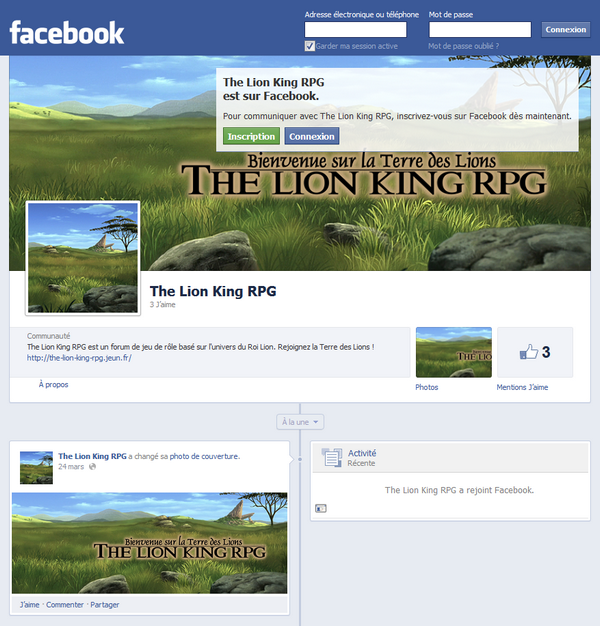 The Lion King RPG sur Facebook 399522ScreenFB