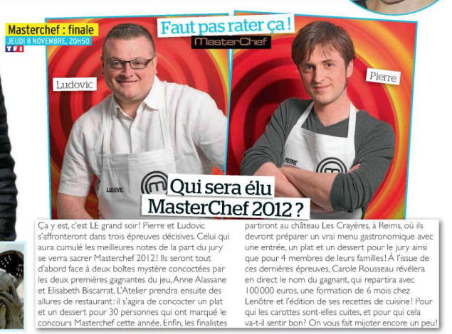 Masterchef saison 3 - toutes les infos  - Page 4 403270405