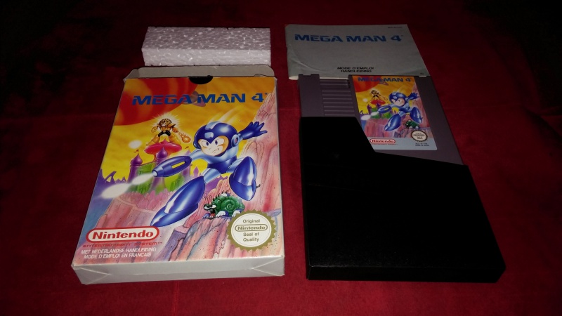 VDS jeux Nintendo Nes MEGAMAN 3, 4 et 5 fah complet  405123CAM01079