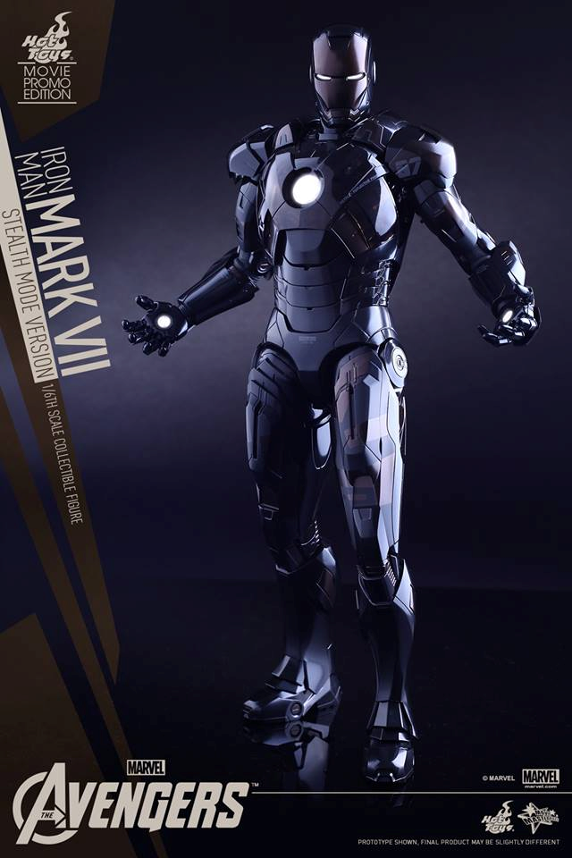 HOT TOYS - The Avengers - Iron Man Mark VII (Stealth Mode) 406550105