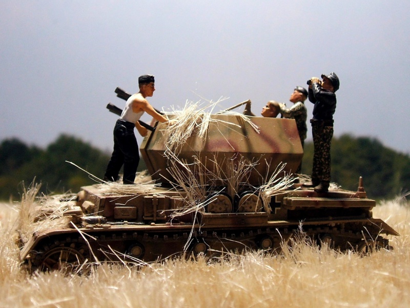 Normandie 44: Sd.Kfz.161/4 Flakpanzer (2 cm) Hasegawa 41505402WiberlwindHasegawa72evuegauche