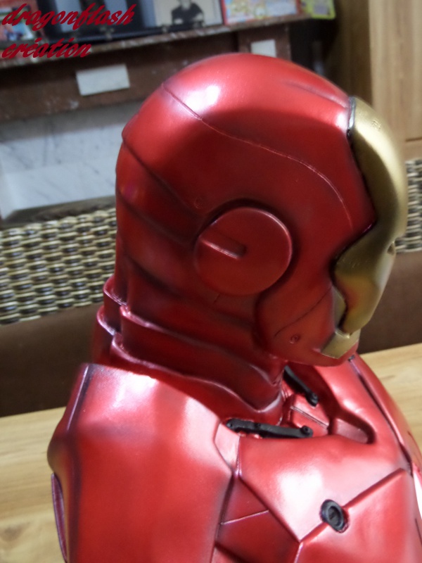 dragonflash création : buste iron man 1/2  (+-40 cm de haut) le final 4287816529