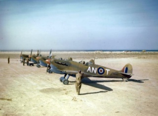 Reconstitution Historique: Bataille aérienne de Malte 1941-1942 440107SpitfireVCs417SqnRCAFinTunisia1943