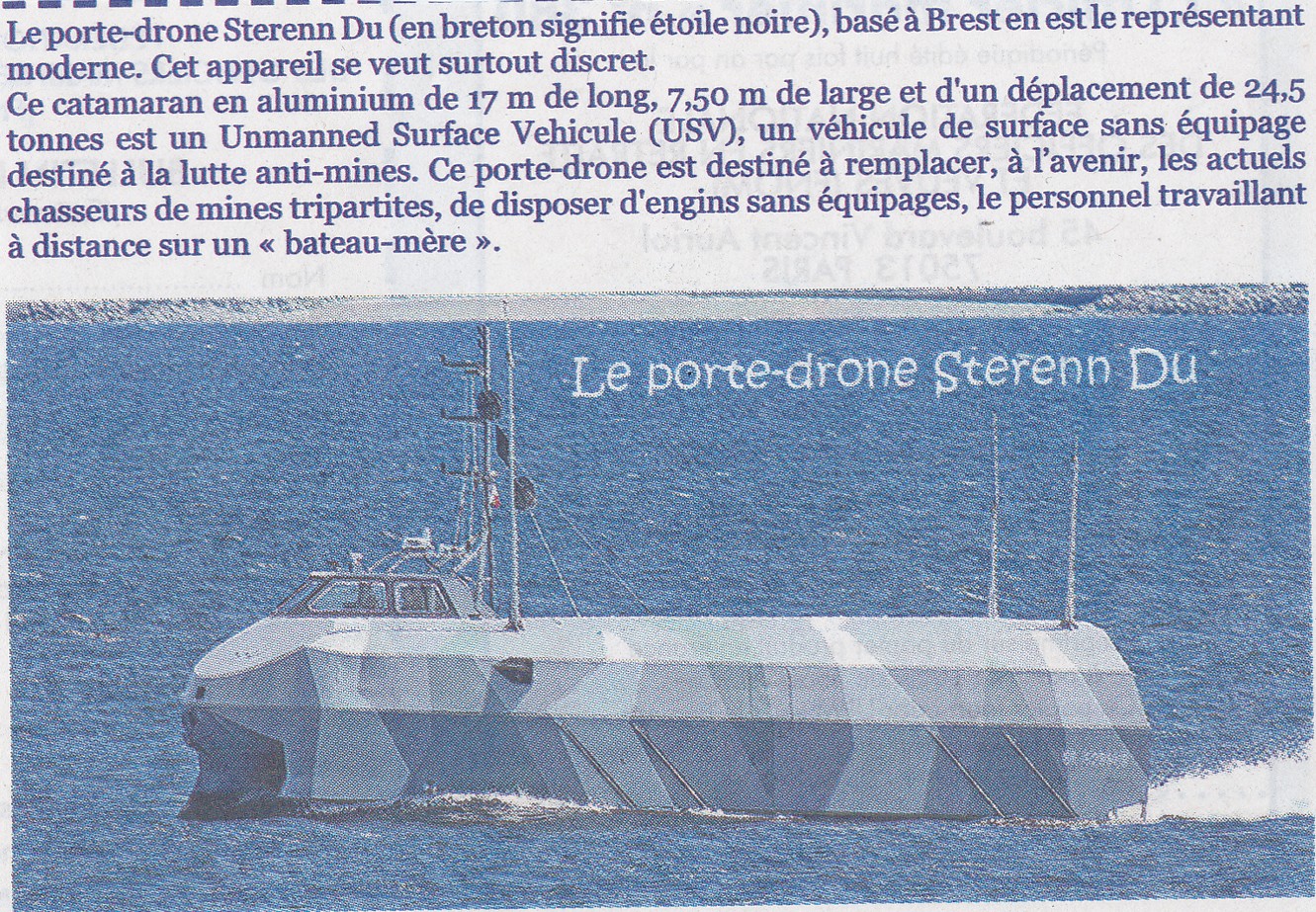 [Les différents armements de la Marine] La guerre des mines - Page 4 442023PorteDrone