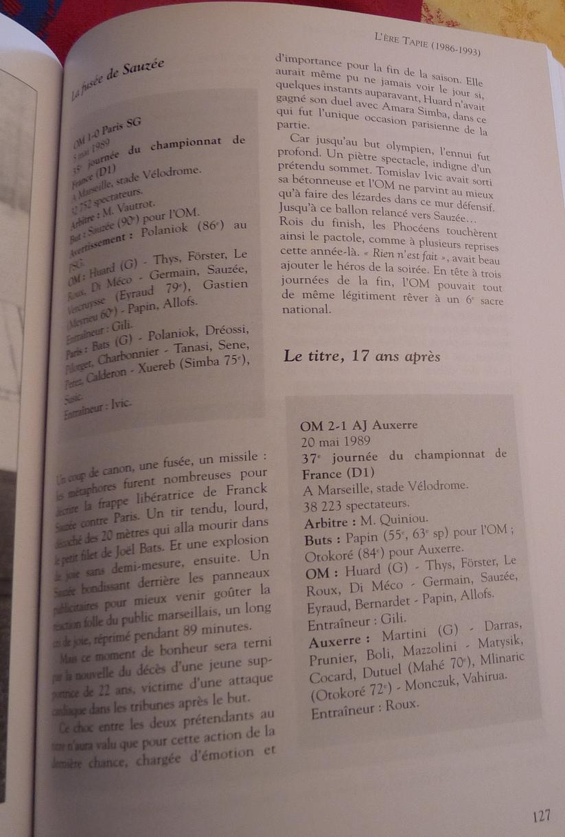 "L'OM.... ET LES LIVRES QUI NOUS PASSIONNENT" ? - Page 5 444211Photo054