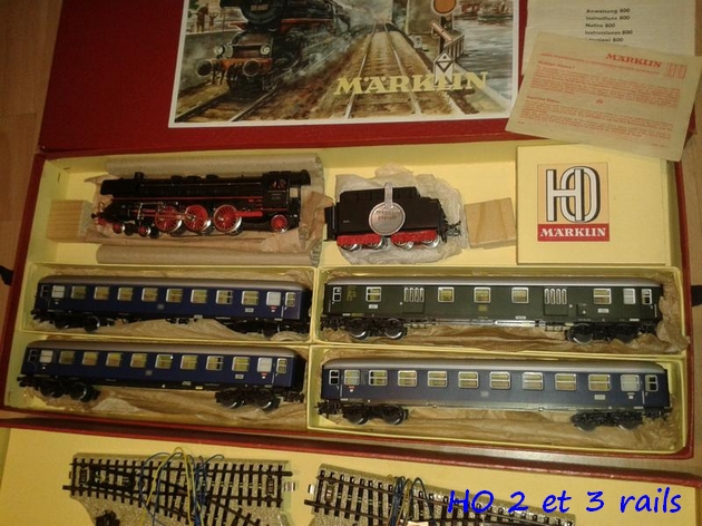 Coffrets Märklin 1936 - 1968 (rouges, noirs, verts ou bleus) 450345Marklincoffret3148R