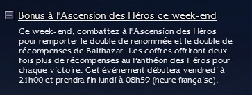 WE Bonus à l'Ascension des Héros 18 - 21 août 450890gw343