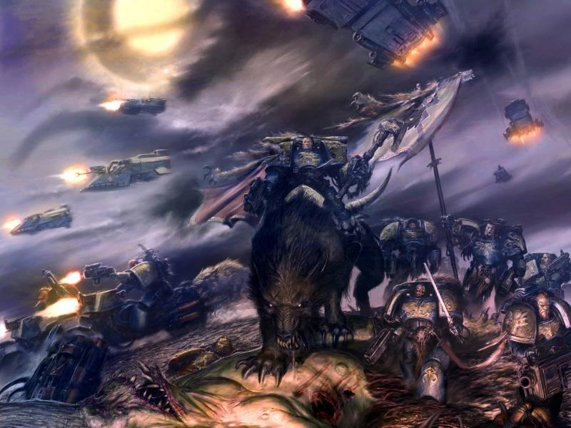 [W40K] Collections d'images diverses - Volume 2 456952spacewolves