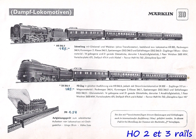 Coffrets Märklin 1936 - 1968 (rouges, noirs, verts ou bleus) 459560Marklincatalogue19502R