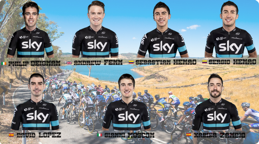 ['15] Au cœur du Team Sky - [ Tour Down Under E1/2/3 P.1 ] 467453EffectifTDU