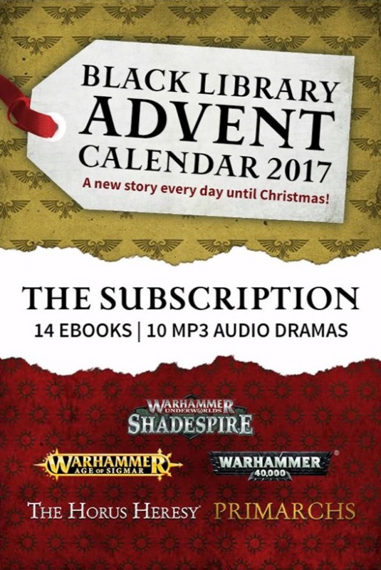 Black Library Advent Calendar 2017 472424BLPROCESSED0112Advent2017Subscriptioncover