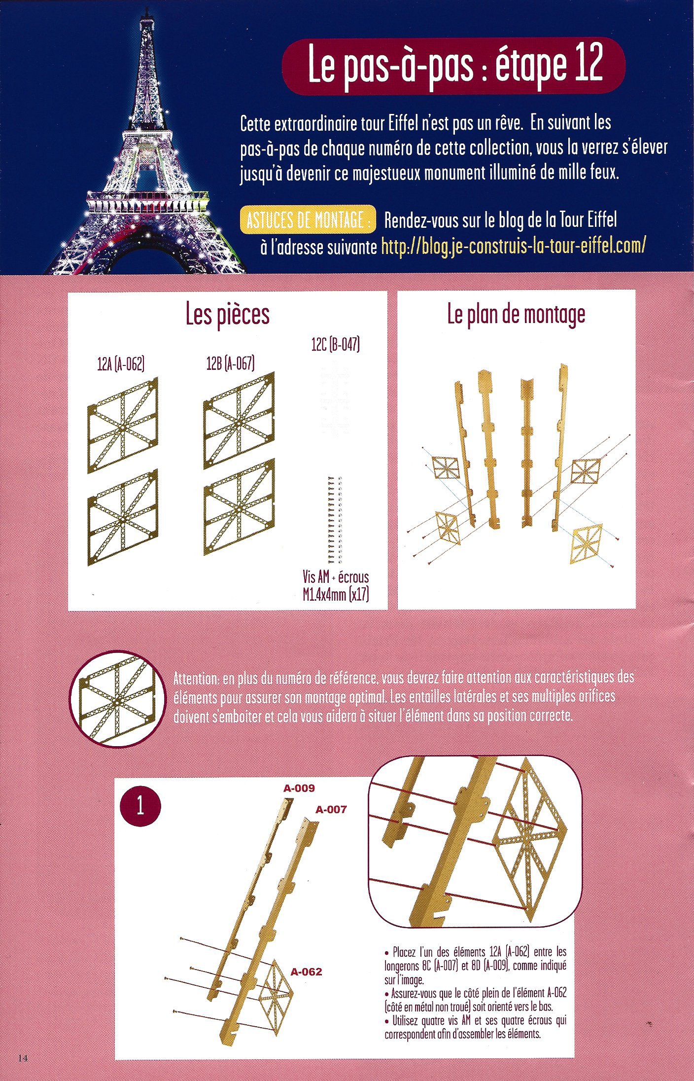 Numéro 12 - Je construis la Tour Eiffel - Le symbole de Paris et de la France 47800612b