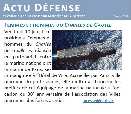 [ Porte-Avions Nucléaire ] Charles de Gaulle Tome 3 - Page 2 479885ActuCopie