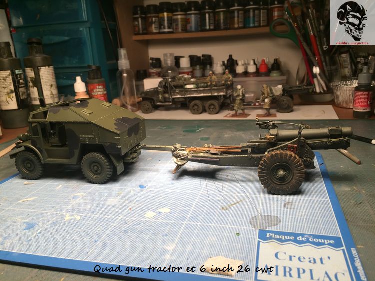 Quad gun tractor et 6 inch 26 CWT en Normandie 1/35 483017IMG4805