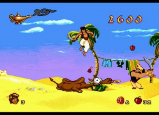 Jeux homonymes mais pourtant bien differents sur megadrive/ Super nintendo 483944Aladdinmegadrive