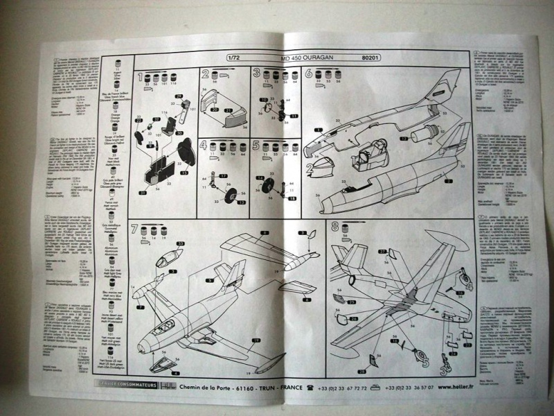 MD 450"Ouragan" [ Réédition Heller ] 1/72 491952MDOuraganrditionHeller002