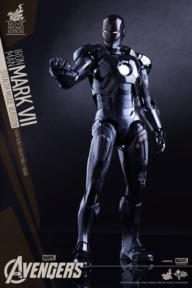 HOT TOYS - The Avengers - Iron Man Mark VII (Stealth Mode) 492515107