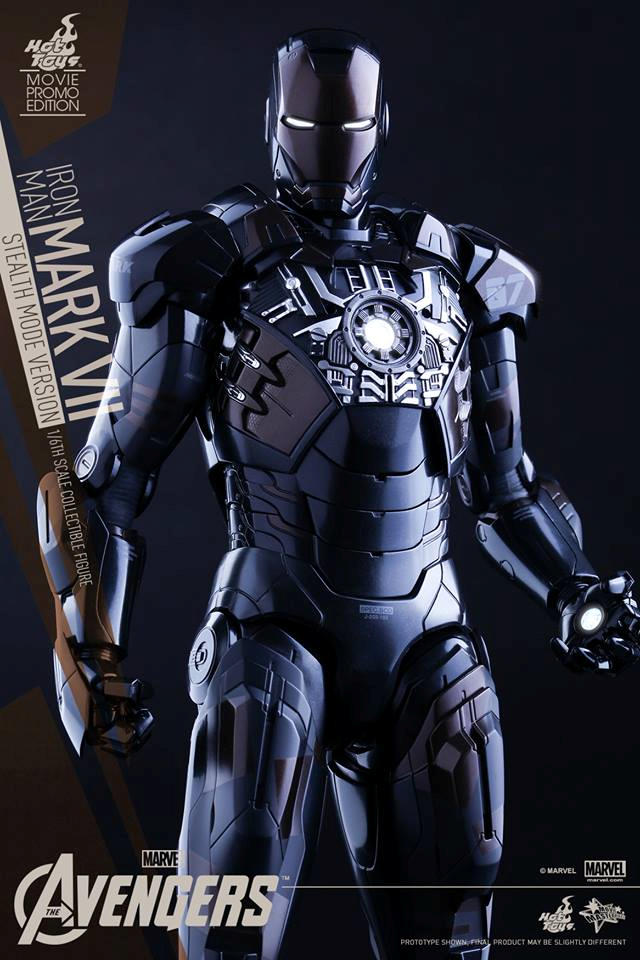 HOT TOYS - The Avengers - Iron Man Mark VII (Stealth Mode) 497102112