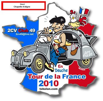 Tour de France 2010 en 2cv Citroën 50224400014