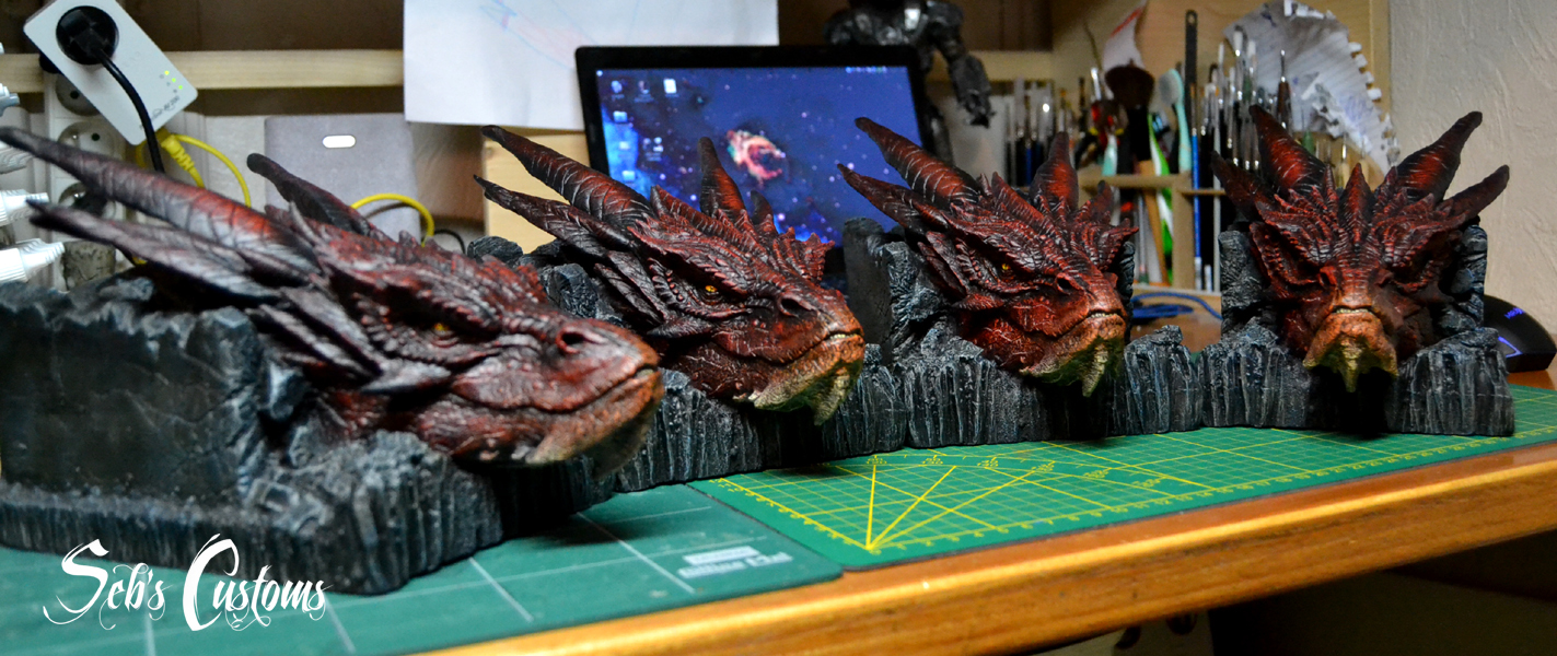 Projet buste Smaug par Seb Custom - Page 13 508683DSC0274copie