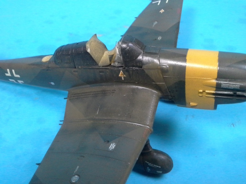 JU 87 G2 KANONENVOGEL ITALERI 1/48 :PATINE  LA SUITE. 50951920140113165008