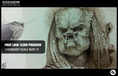 [SideShow] First Look: Elder Predator Legendary Scale Bust !!! 520195elder