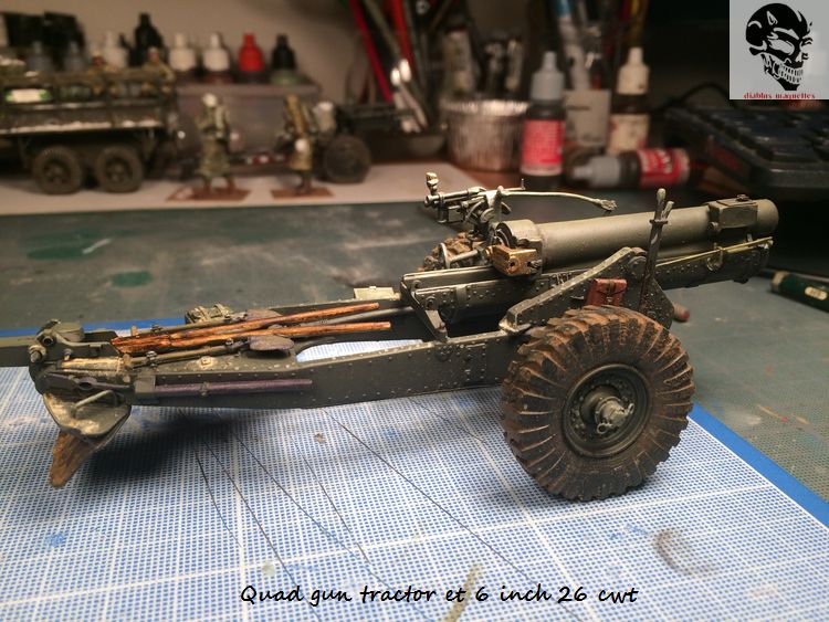 Quad gun tractor et 6 inch 26 CWT en Normandie 1/35 522438IMG4804