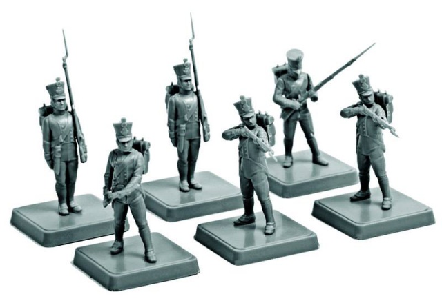 Infanterie française et russe 1812-1815 - Zvezda 1/72e 545242FrenchinfantrylineZvezdaFigs