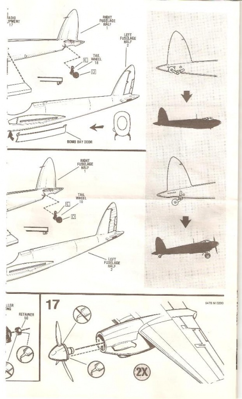  Mosquito Mk II/IV/FB VI [ Monogram ] 1/48 562087MosquitoMonogram006