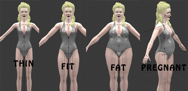 [Débutant][Blender 2.6 et 2.7] Modifier la corpulence d'un rig pour les sims 3 564612tuto3