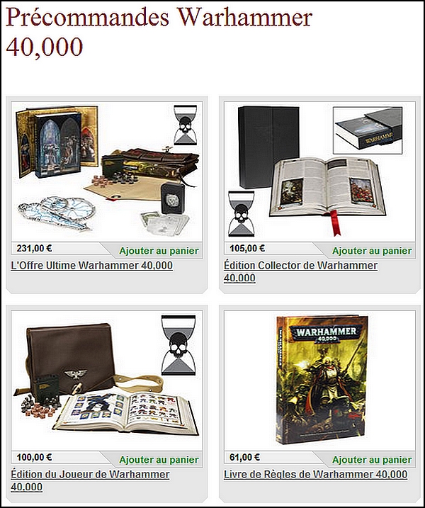 Le Livre de Règles de Warhammer 40,000 - V6 (en précommande) - Sujet locké 567417PrecosW40K