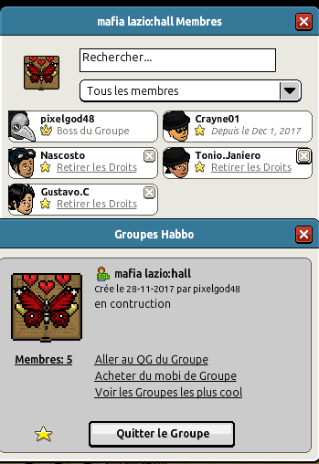 [Crayne01] Mafia Lazio : Hall/ Mafia Lazio : Jardin/  [L] [01/12/2017] [M] 573120Aprsbadge