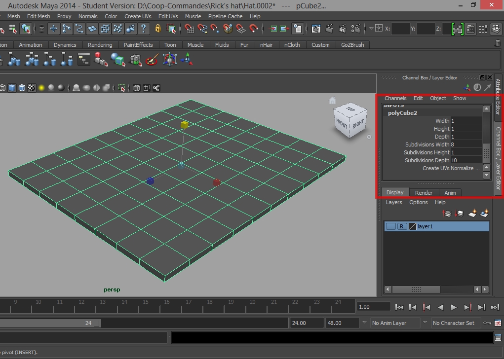 [Tuto] Modélisation d'un chapeau avec Maya 575782Photo3