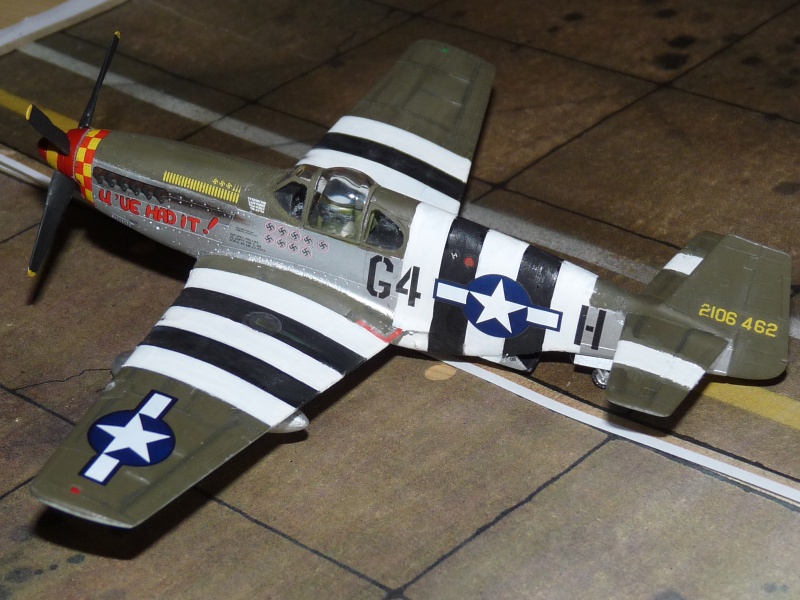 P 51 B Mustang UV HAD IT J ENGLAND 357 Fighter Group Academy 1/72  585657Mustangjengland2