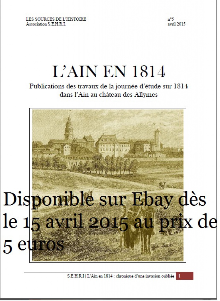 exposition l'Ain en 1814 au château des Allymes  590291sdh5