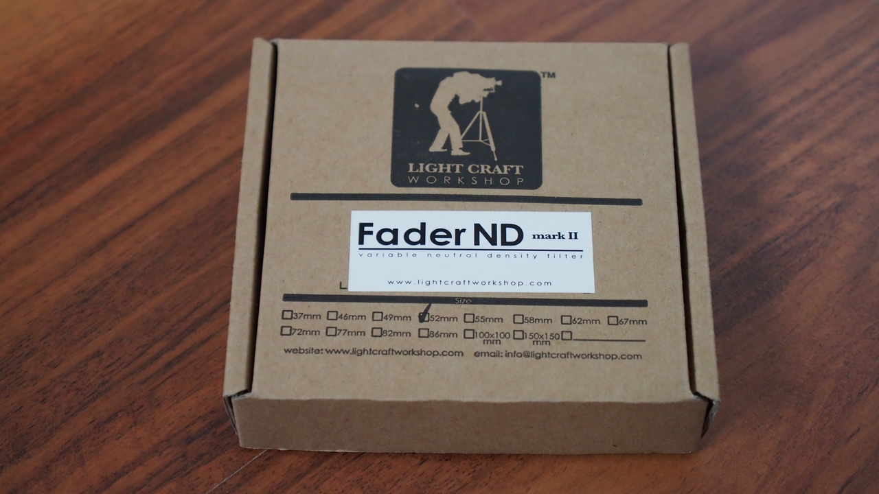 [VENDU] Filtre LIGHT CRAFT WORSHOP FADER ND MARK II 52mm 590860P5210003