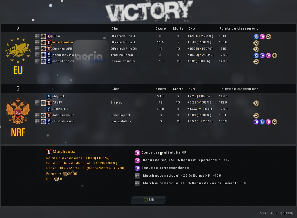 Screenshots fin de match  591772Victoire3