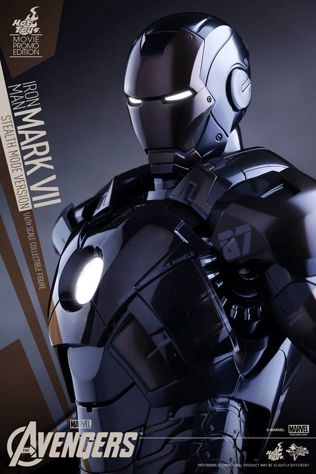 HOT TOYS - The Avengers - Iron Man Mark VII (Stealth Mode) 593140108