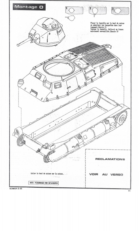 SOMUA S 35 Char d'assaut 1/35ème Réf L 793 597557S35011