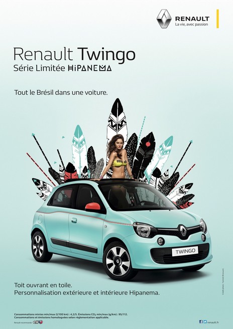  Twingo série limitée Hipanema : tout le Brésil dans une voiture ! 6003047632716