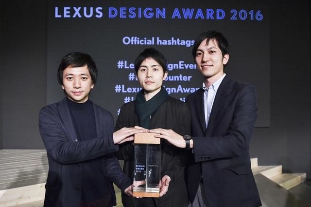 Agar Plasticity Remporte Le Lexus Design Award 2016 602167PEN014712000mid