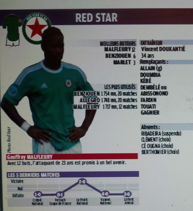 RED STAR Football Club  L" ETOILE ROUGE PARISIENNE  - Page 4 614913CopiedeP1260067