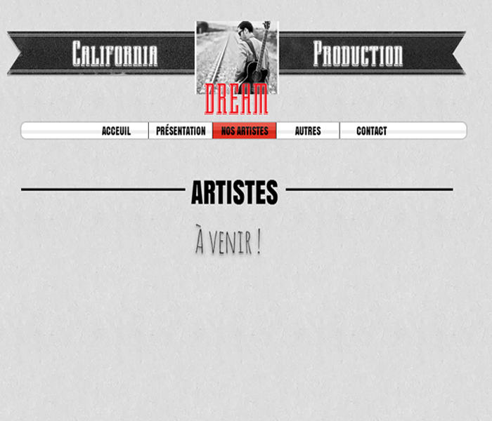 California Dream Production (Label Discographique) 614943NOSARTISTES