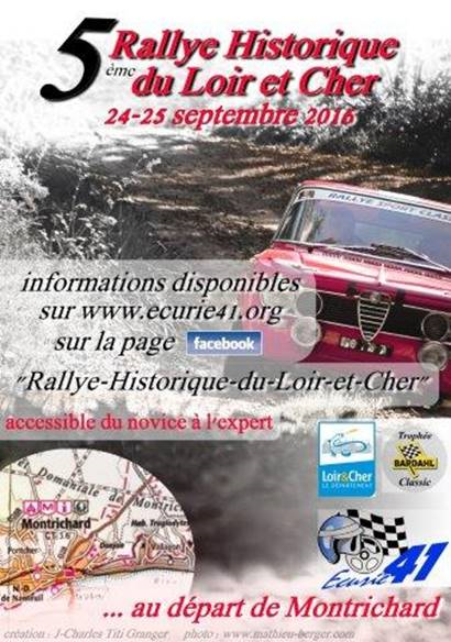 [41] 24-25/09/2016 5ème Rallye Historique du Loir et cher 630041LoiretCher