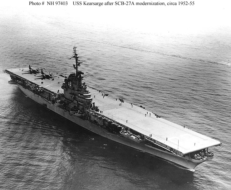 US NAVY PORTE-AVIONS CLASSE ESSEX (3EME PARTIE) 641682USSKearsargeCVA33195255