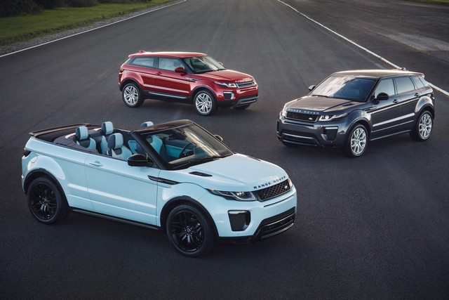 Le Range Rover EVOQUE fête ses 5 ans De Production Au Royaume-Unis 642644evoquegroupshot1