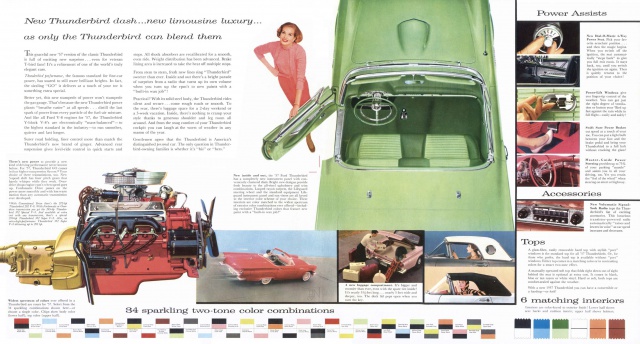 ford thunderbird 1957 au 1/16 648565brochure19571