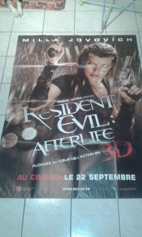 Affiche de cinéma Résident évil 15€ 65286420171129175502